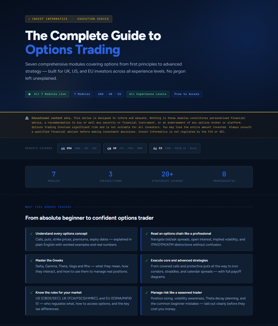 Preview of The complete guide to options trading